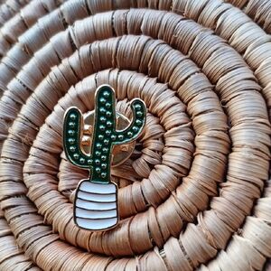 NEW Cactus Enamel Pin